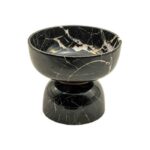 ظرف میوه خوری سنگی دبل B مشکی