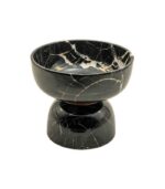 ظرف میوه خوری سنگی دبل B مشکی