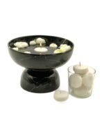 ظرف میوه خوری سنگی دبل B مشکی - Image 4