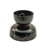 ظرف میوه خوری سنگی دبل B مشکی - Image 3